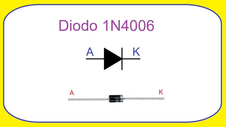 1N4006 - Diodo Rectificador