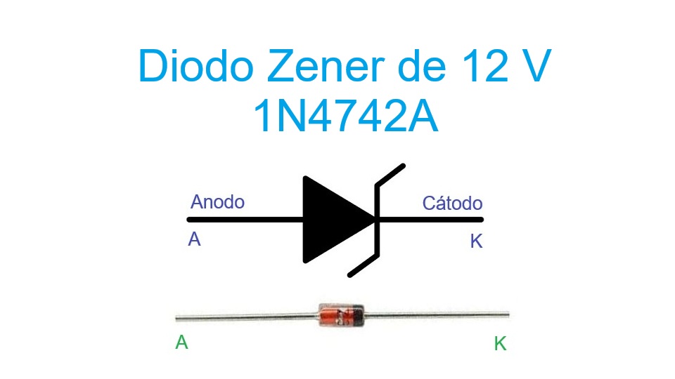 1N4742A - Diodo Zener de 12 V