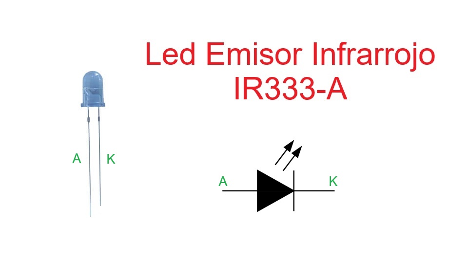 Led Emisor Infrarrojo IR333-A
