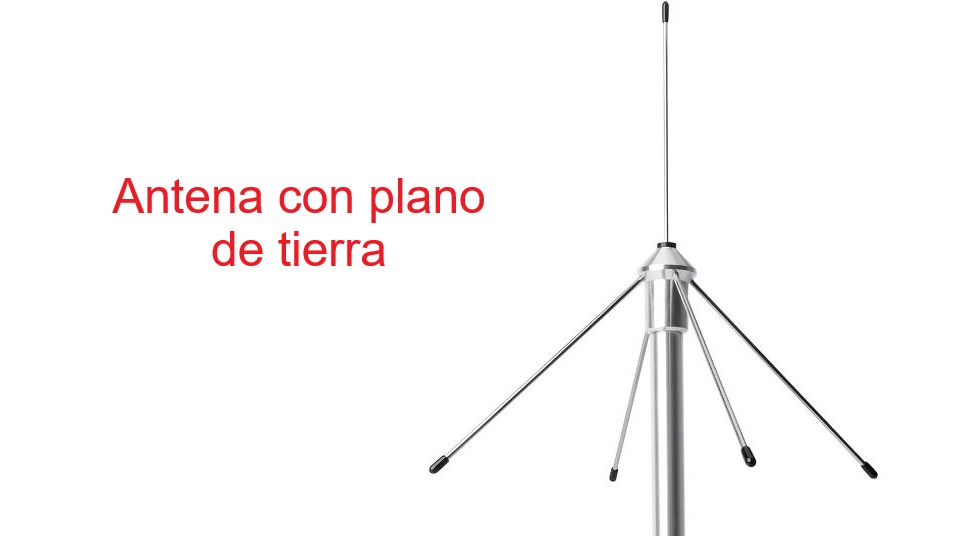 Antena con Plano a Tierra